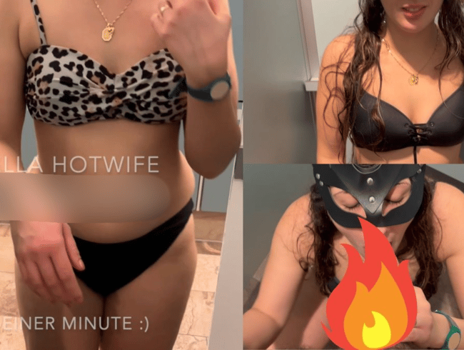 Blowjob 1 minute!!! Therme changing room